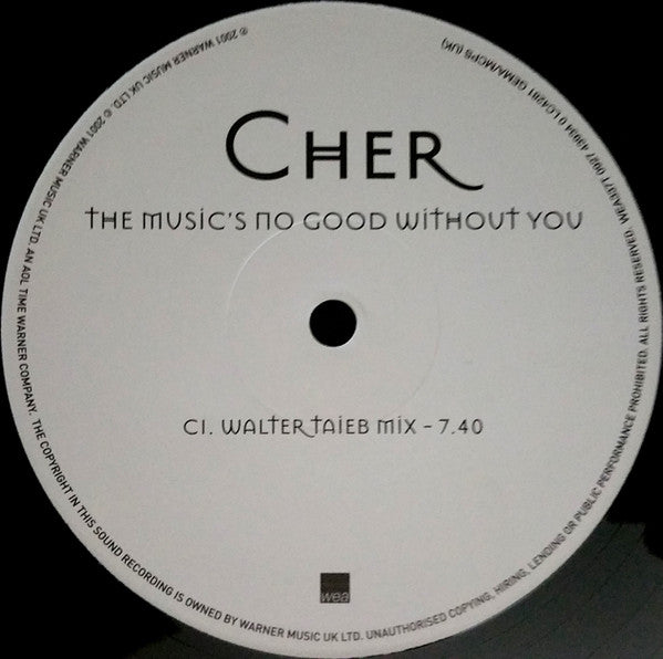 Cher : The Music's No Good Without You (2x12")