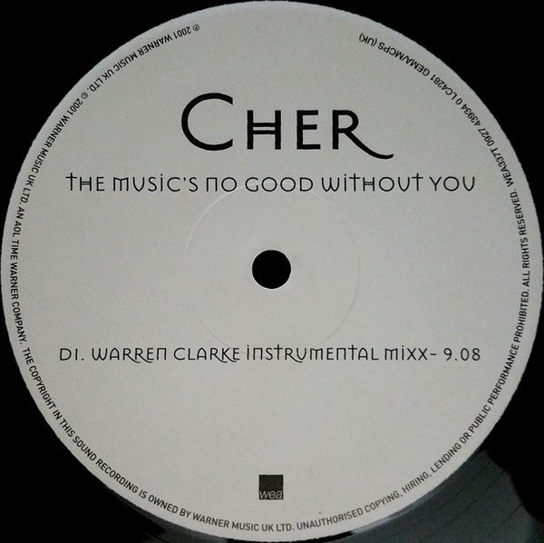 Cher : The Music's No Good Without You (2x12")