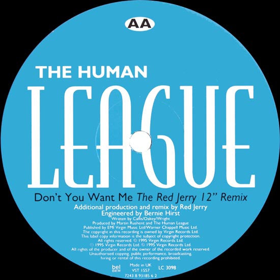 The Human League : Don't You Want Me (12")