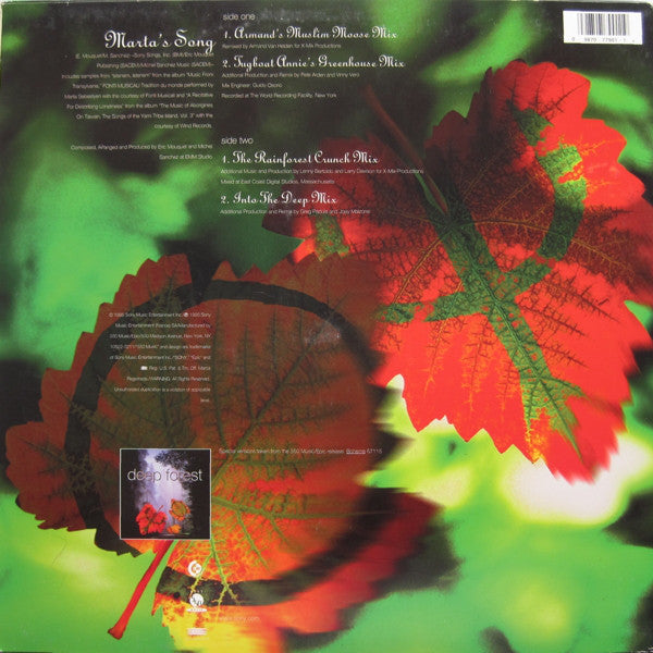 Deep Forest : Marta's Song (12")