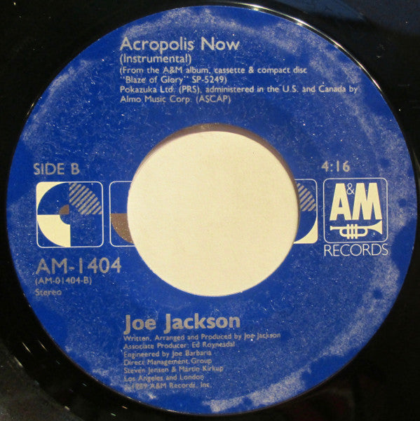 Joe Jackson : Nineteen Forever (7", Single, Styrene, All)