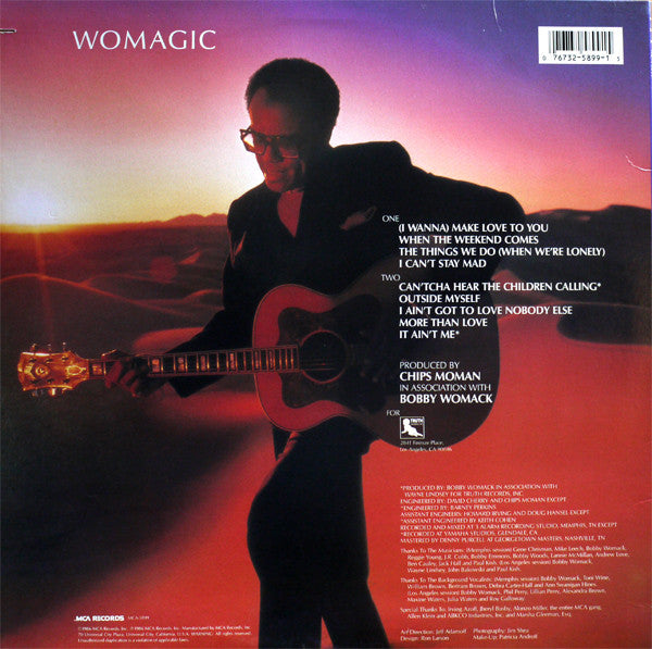 Bobby Womack : Womagic (LP, Album, Pin)