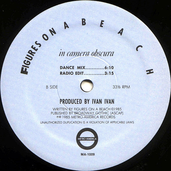 Figures On A Beach : Paradise / In Camera Obscura (12")