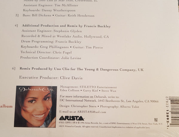 Deborah Cox : Sentimental (12")