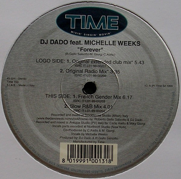 DJ Dado Feat. Michelle Weeks : Forever (12")