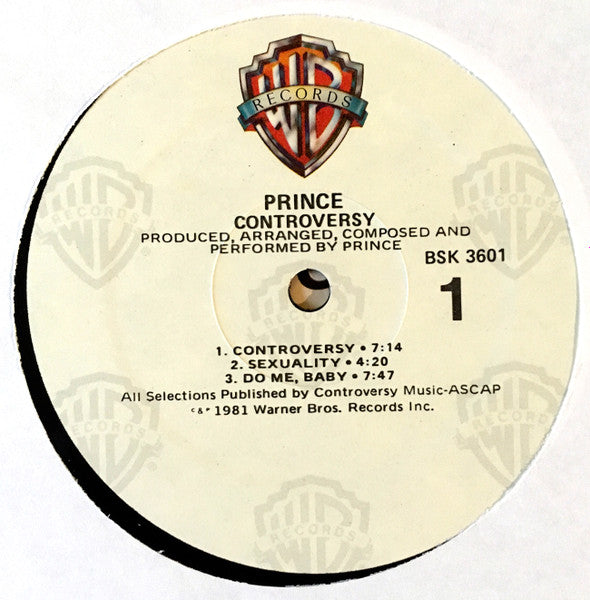 Prince : Controversy (LP, Album, RE)