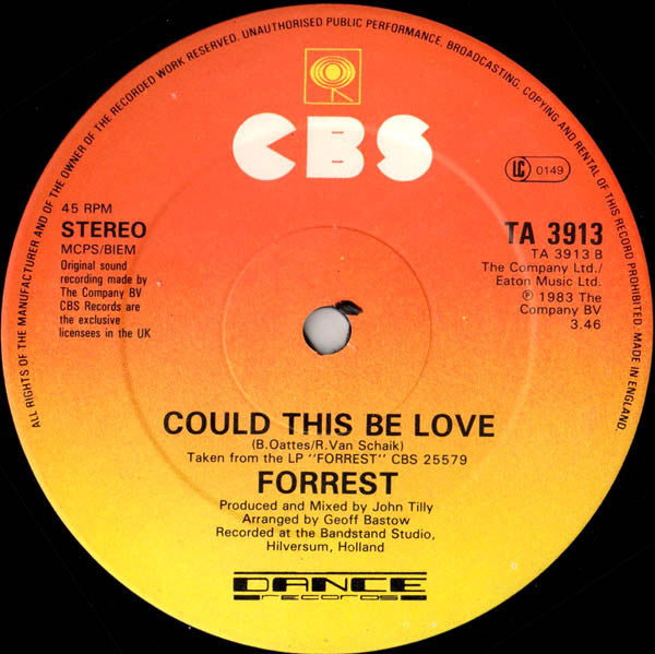 Forrest : Dancing With My Shadow (Extended Version) (12")