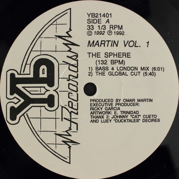 Omar Martin : Martin Vol. 1 (12")