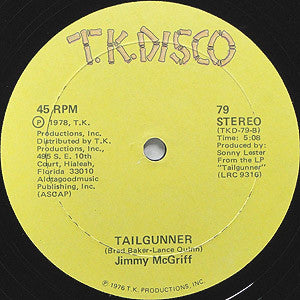 Jimmy McGriff : Sky Hawk / Tailgunner (12")