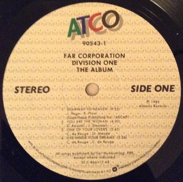 Far Corporation : Division One - The Album (LP, Album, AR )