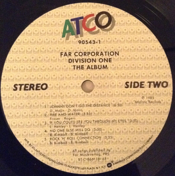 Far Corporation : Division One - The Album (LP, Album, AR )