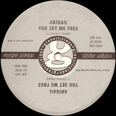 Abigail : You Set Me Free (12")