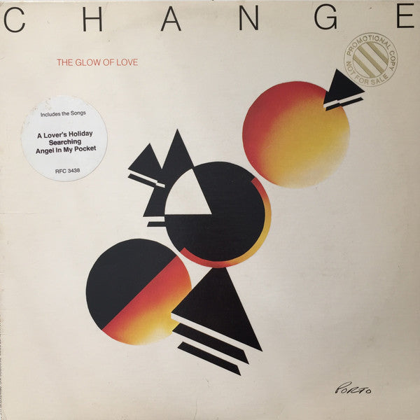 Change : The Glow Of Love (LP, Album, Los)