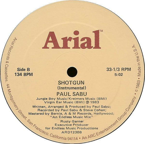 Paul Sabu : Shotgun (12")