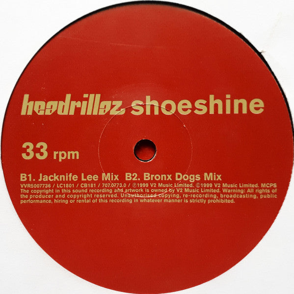 Headrillaz : Shoeshine (12", Single)
