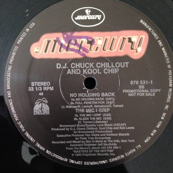 Chuck Chillout & Kool Chip : Gimme Minze ! (12", Promo)
