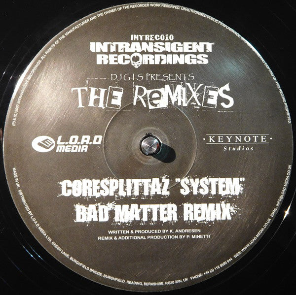 DJ G-I-S : The Remixes (2x12")