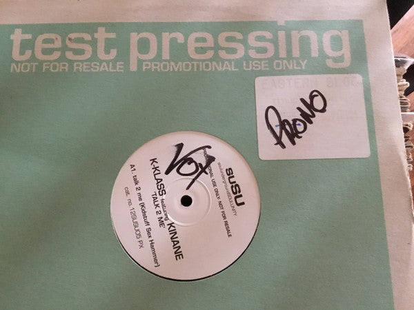 K-Klass Featuring Kinane : Talk To Me (12", Promo)