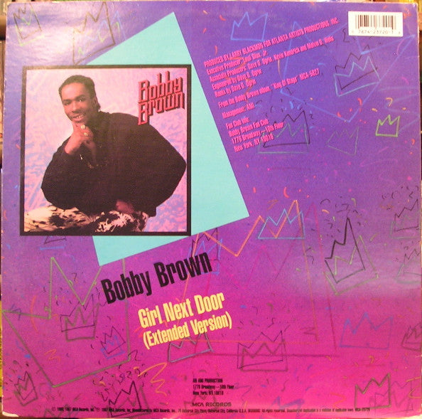 Bobby Brown : Girl Next Door (Extended Version) (12" Version) (12")
