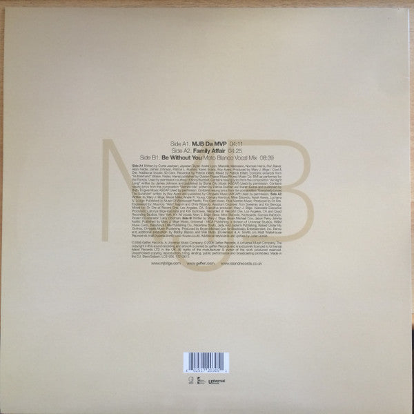Mary J. Blige : MJB Da MVP (12")
