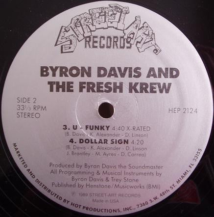 Byron Davis And The Fresh Krew* : Shotgun (12", EP)