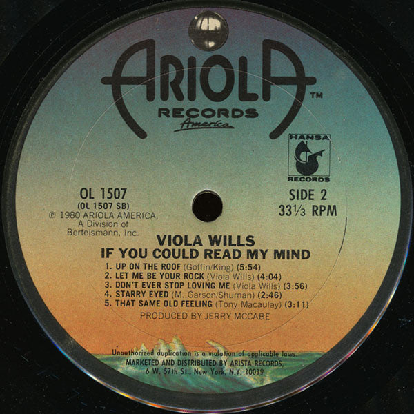 Viola Wills : If You Could Read My Mind (LP, Album, San)