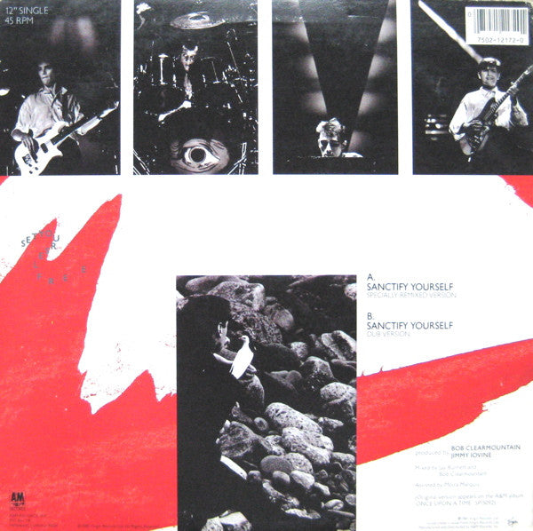 Simple Minds : Sanctify Yourself (12", Single, Ind)