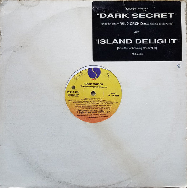 David Rudder Duet With Margareth Menezes : Dark Secret (12", Promo)