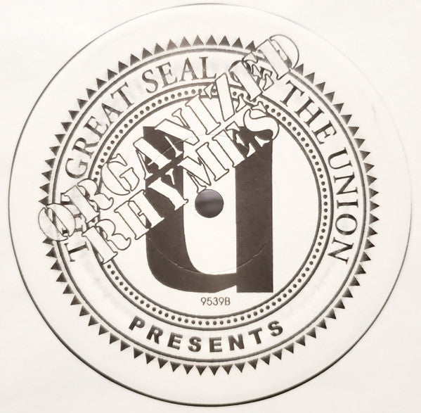 Various : The Union Presents: Organized Rhymes (12", Promo)