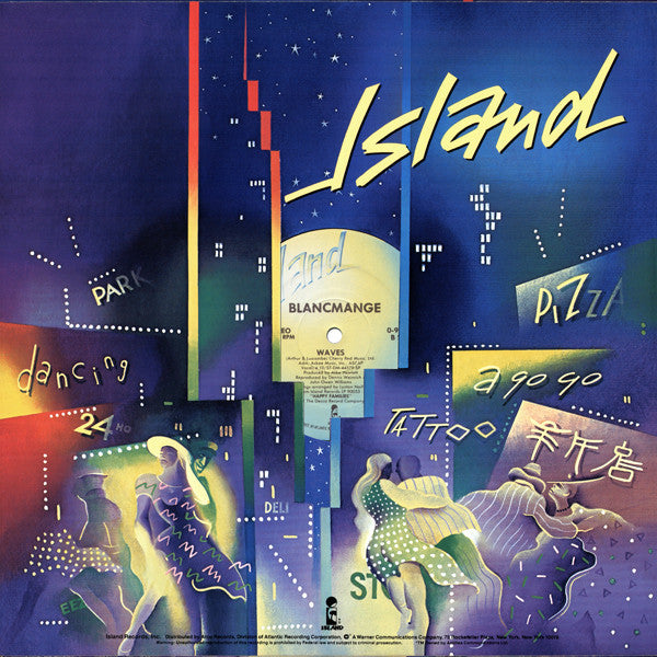 Blancmange : Blind Vision (12", Single)