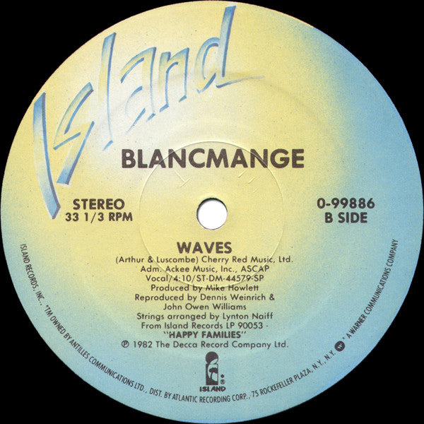 Blancmange : Blind Vision (12", Single)