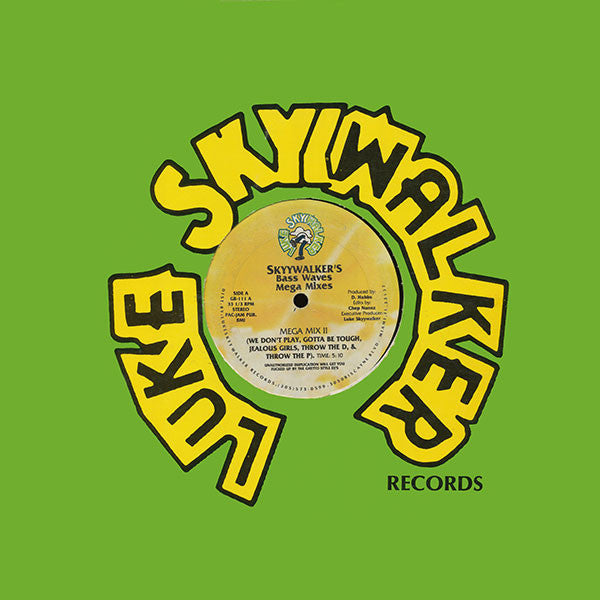 Luke Skyywalker : Skyywalker's Bass Waves Mega Mixes (12", Mixed)