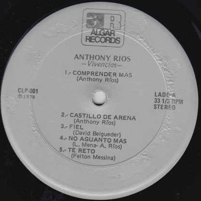 Anthony Rios : Vivencias (LP, Album)