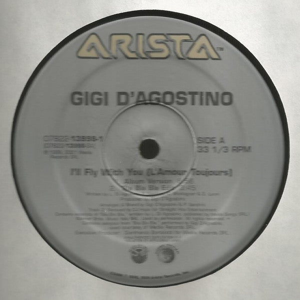 Gigi D'Agostino : I'll Fly With You (L'Amour Toujours) (12")