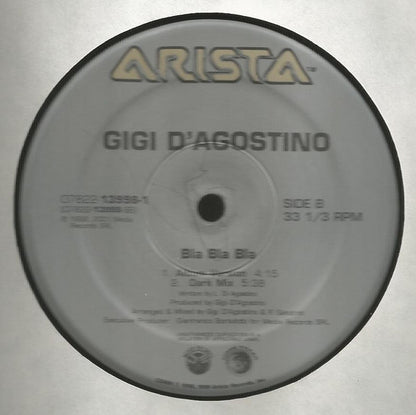 Gigi D'Agostino : I'll Fly With You (L'Amour Toujours) (12")