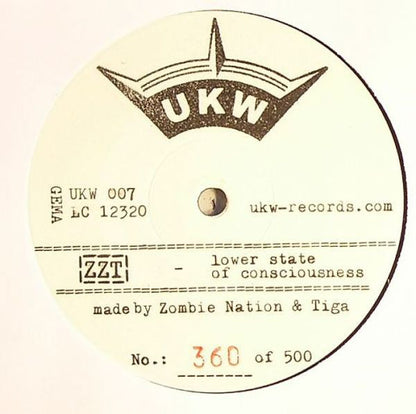 ZZT : Lower State Of Consciousness (12", S/Sided, Ltd)