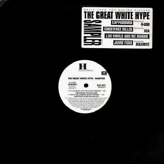 Various : The Great White Hype (Music From The Motion Picture) (12", Promo, Smplr)