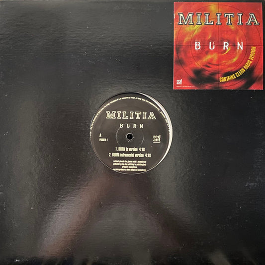 Militia (5) : Burn (12", Promo)