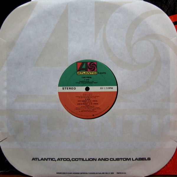 The Firm (7) : Radioactive (12", Maxi)