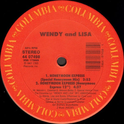 Wendy & Lisa : Honeymoon Express (12" Mixes) (12")
