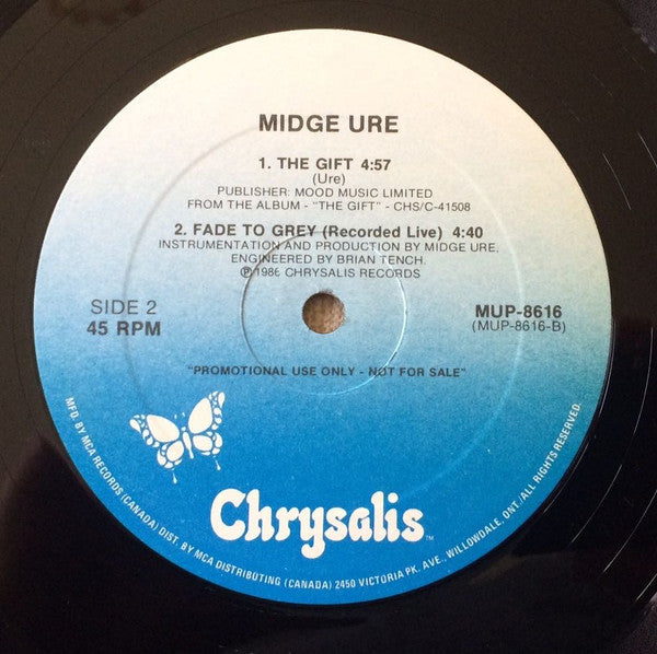 Midge Ure : That Certain Smile (12", Promo)