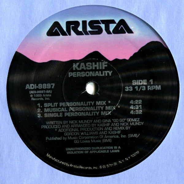 Kashif : Personality (12")