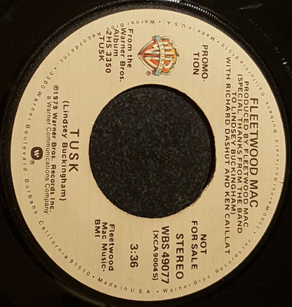 Fleetwood Mac : Tusk (7", Single, Promo)