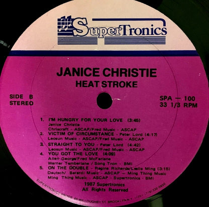 Janice Christie : Heat Stroke (LP, Album)