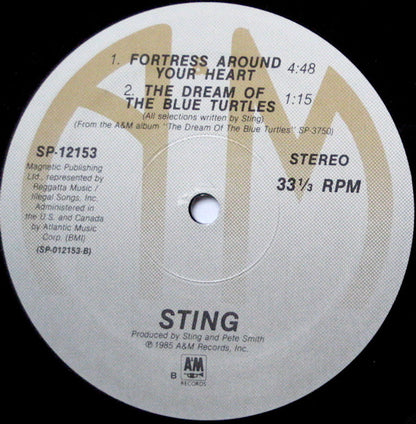 Sting : Love Is The Seventh Wave (New Mix) (12", Single)