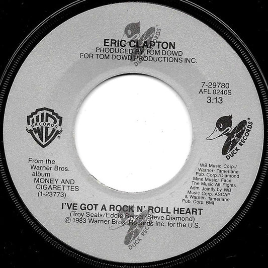Eric Clapton : I've Got A Rock N' Roll Heart (7", Single)