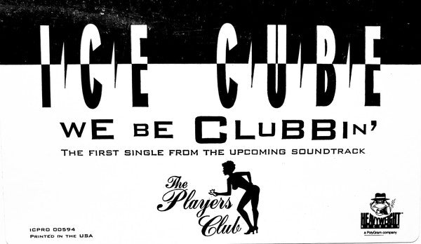 Ice Cube : We Be Clubbin' (12", Promo)