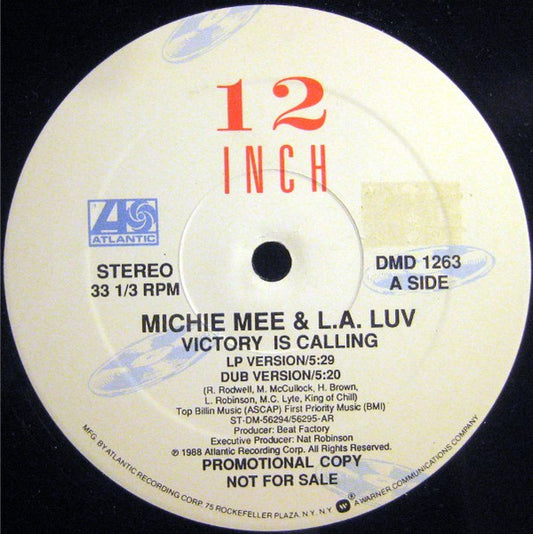 Michie Mee And LA Luv : Victory Is Calling / On This Mic (12", Promo)