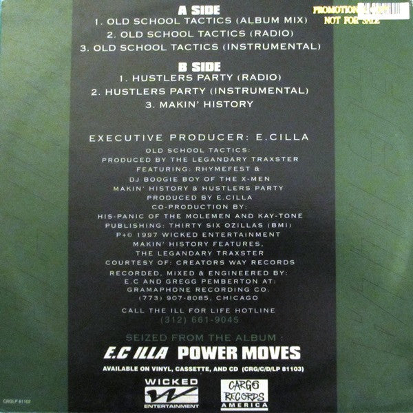 E.C Illa : Old School Tactics (12")