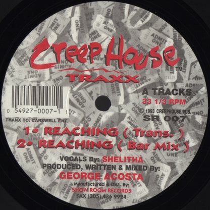 George Acosta : Reaching / Take Me Away (12")
